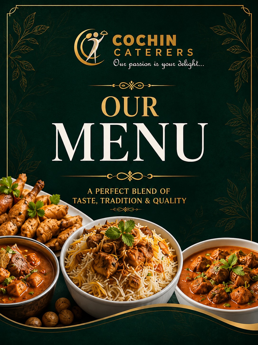 A menu made for every kind of celebration.From refreshing welcome drinks and delicious short eat